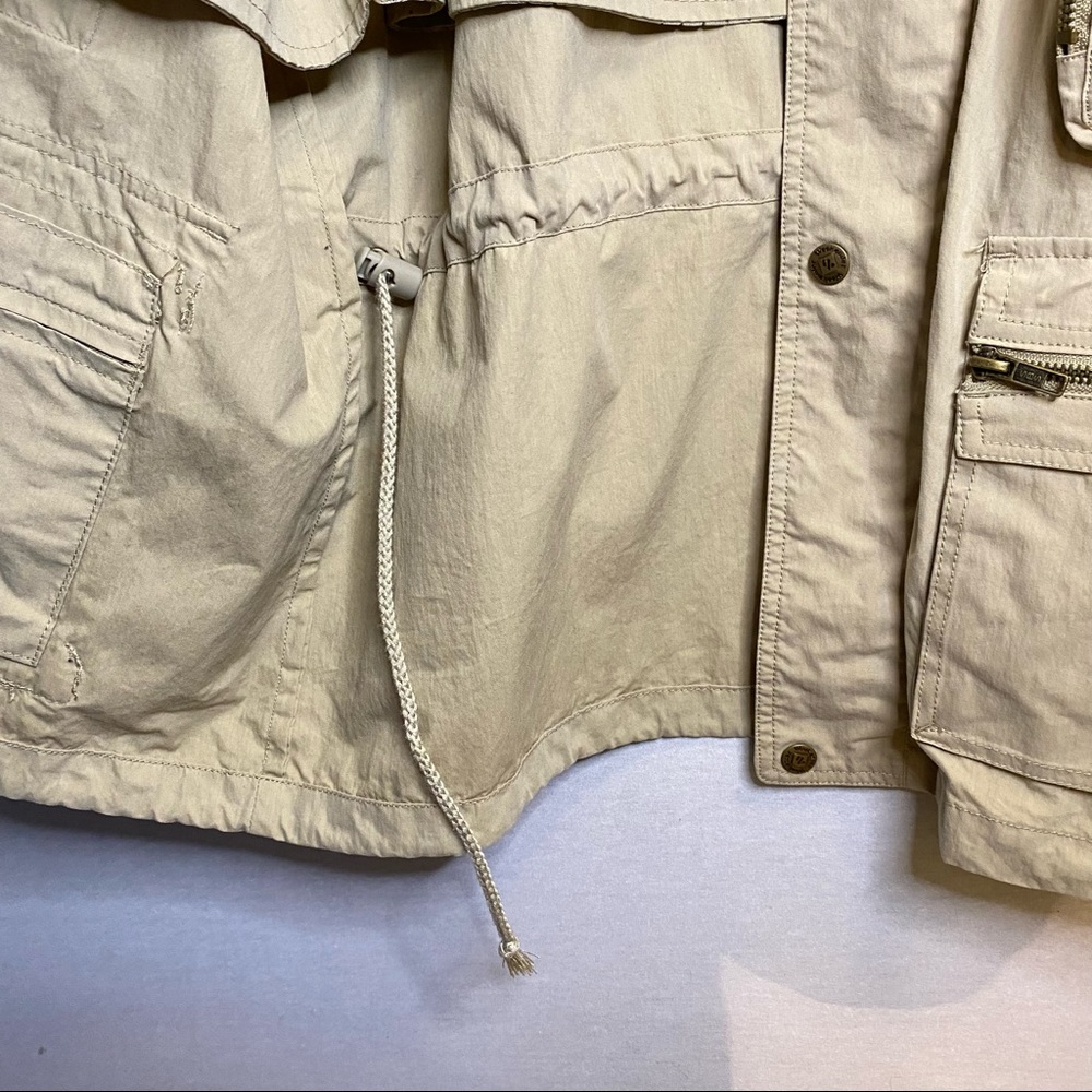 Weekender Traveler Men's Travel Convertible Jacket Correspondent Light Tan Large - Picture 11 of 16